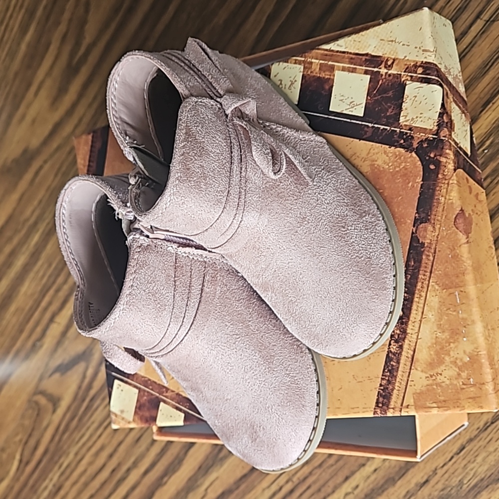Toddler Suede Short Top Boots
